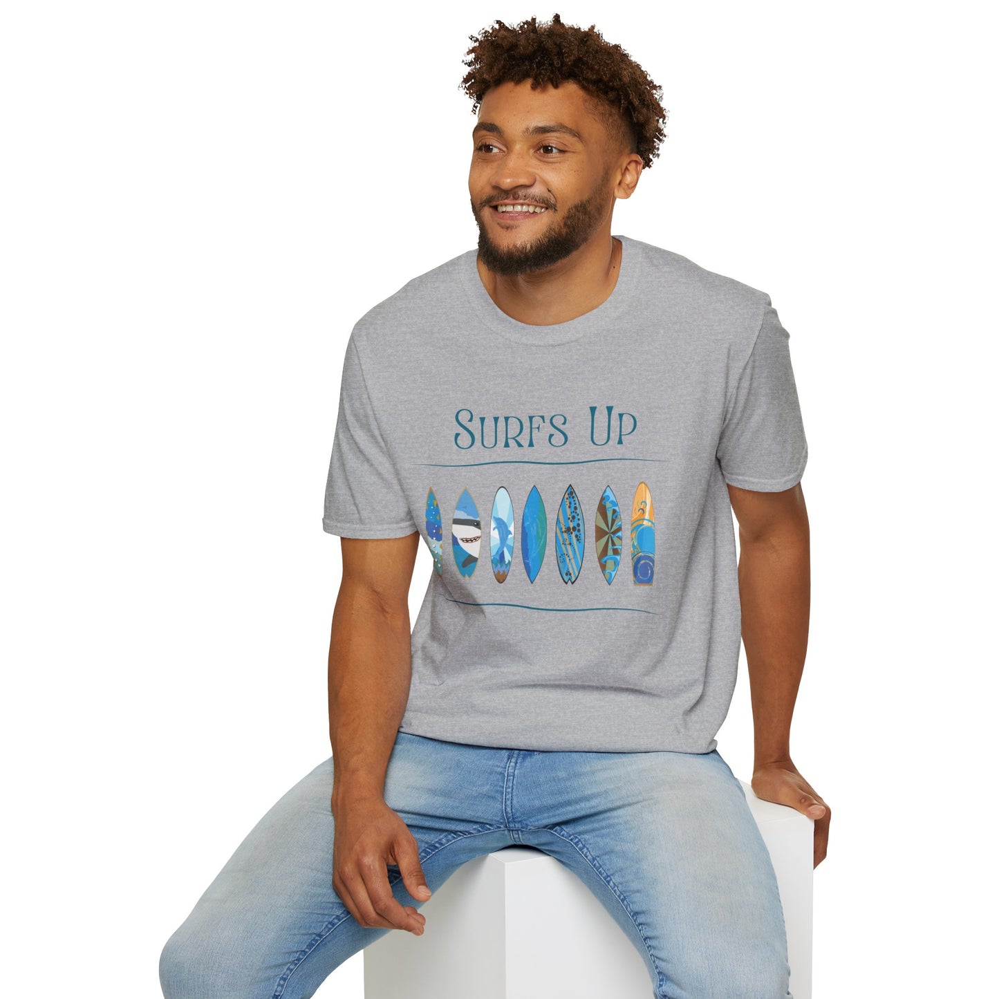 Surfs Up Unisex Softstyle T-Shirt