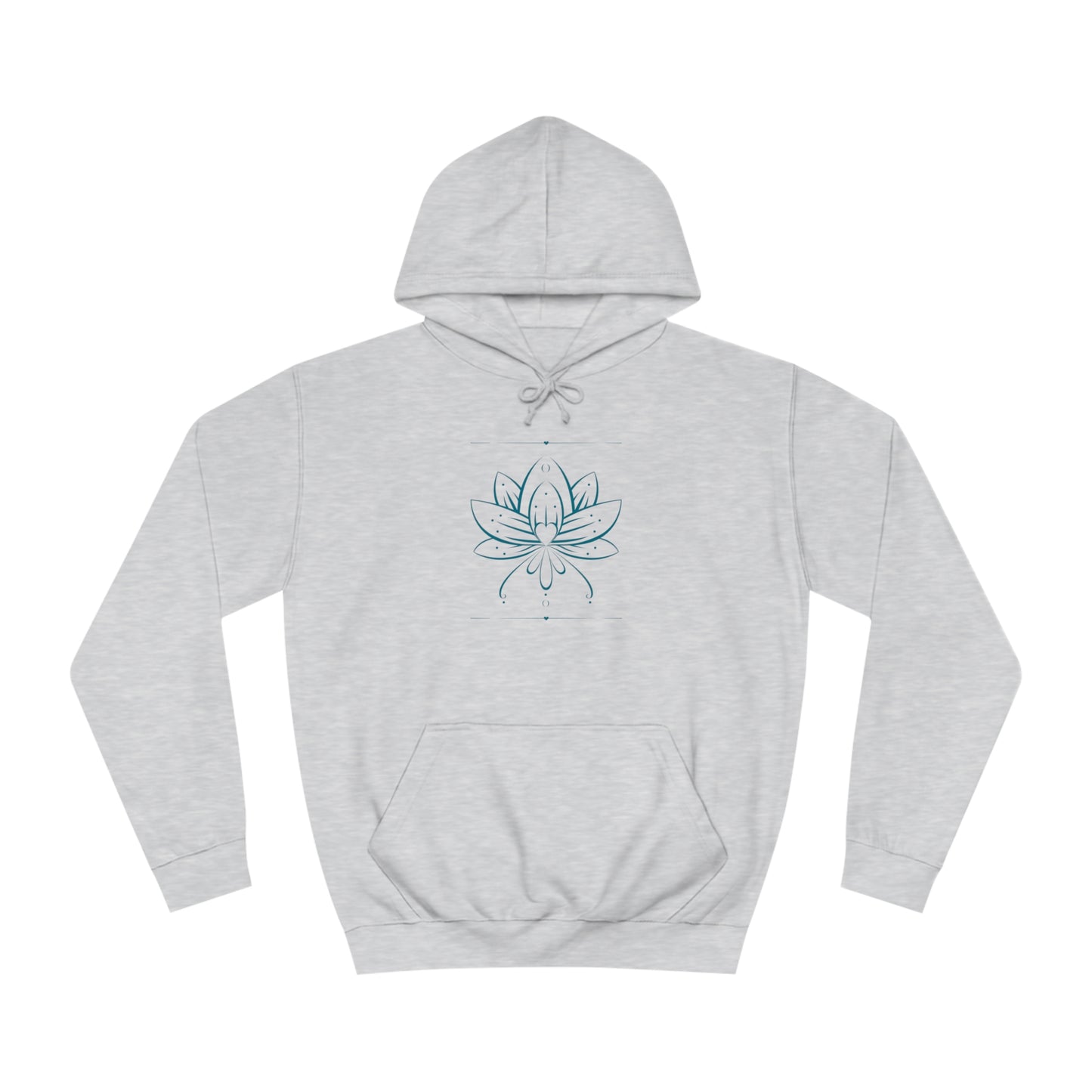 Lotus Flower Unisex College Hoodie