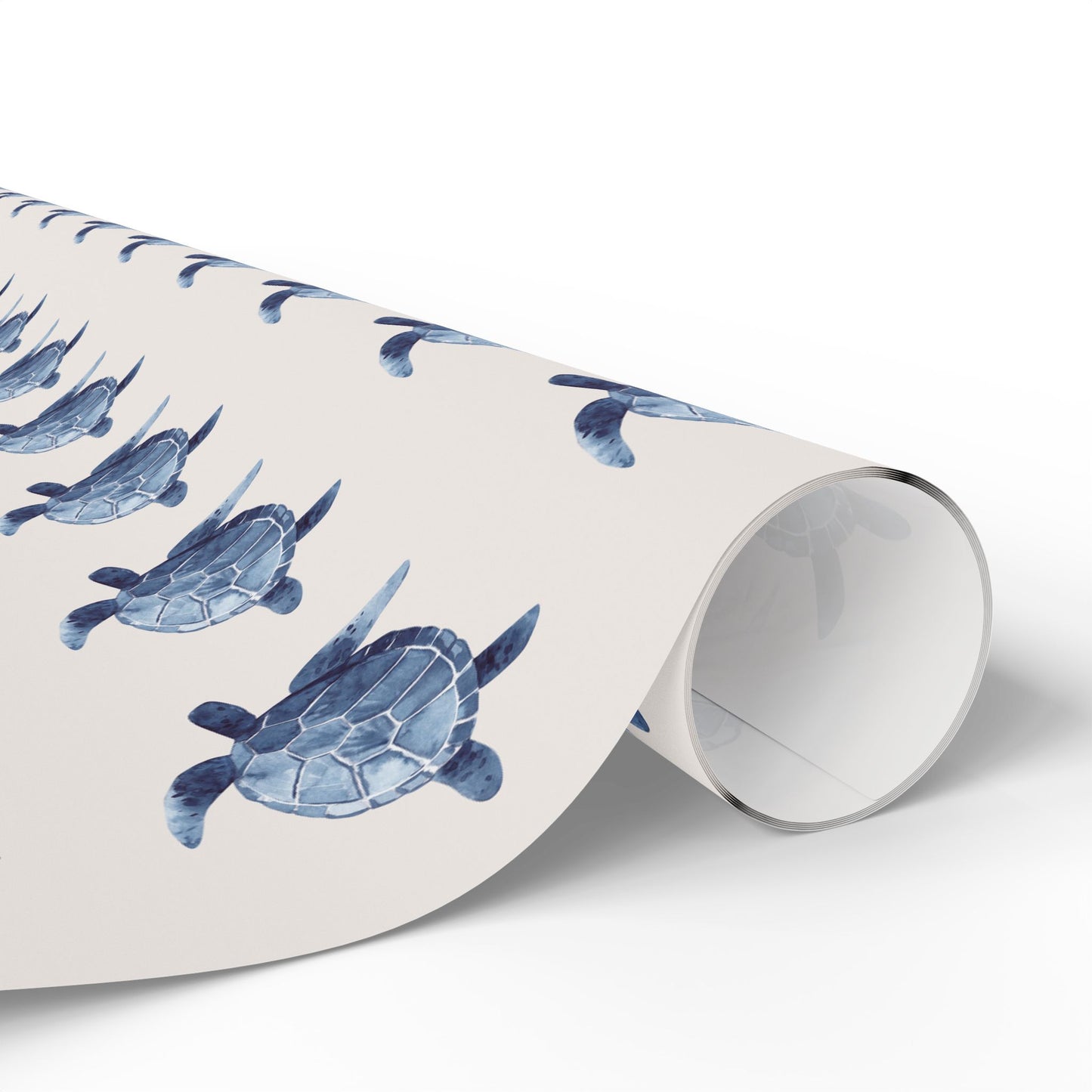 Blue Sea Turtle Wrapping Paper