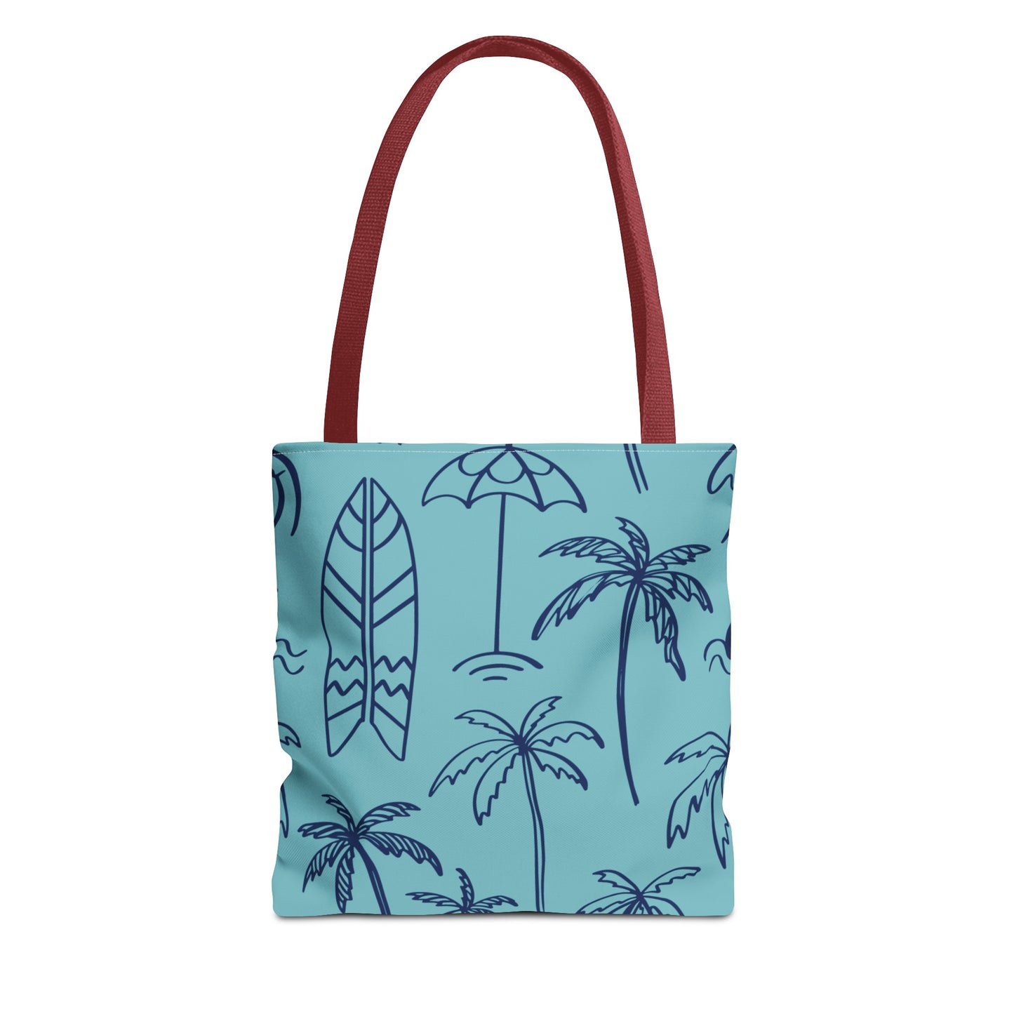 Turquoise and Royal Tote Bag