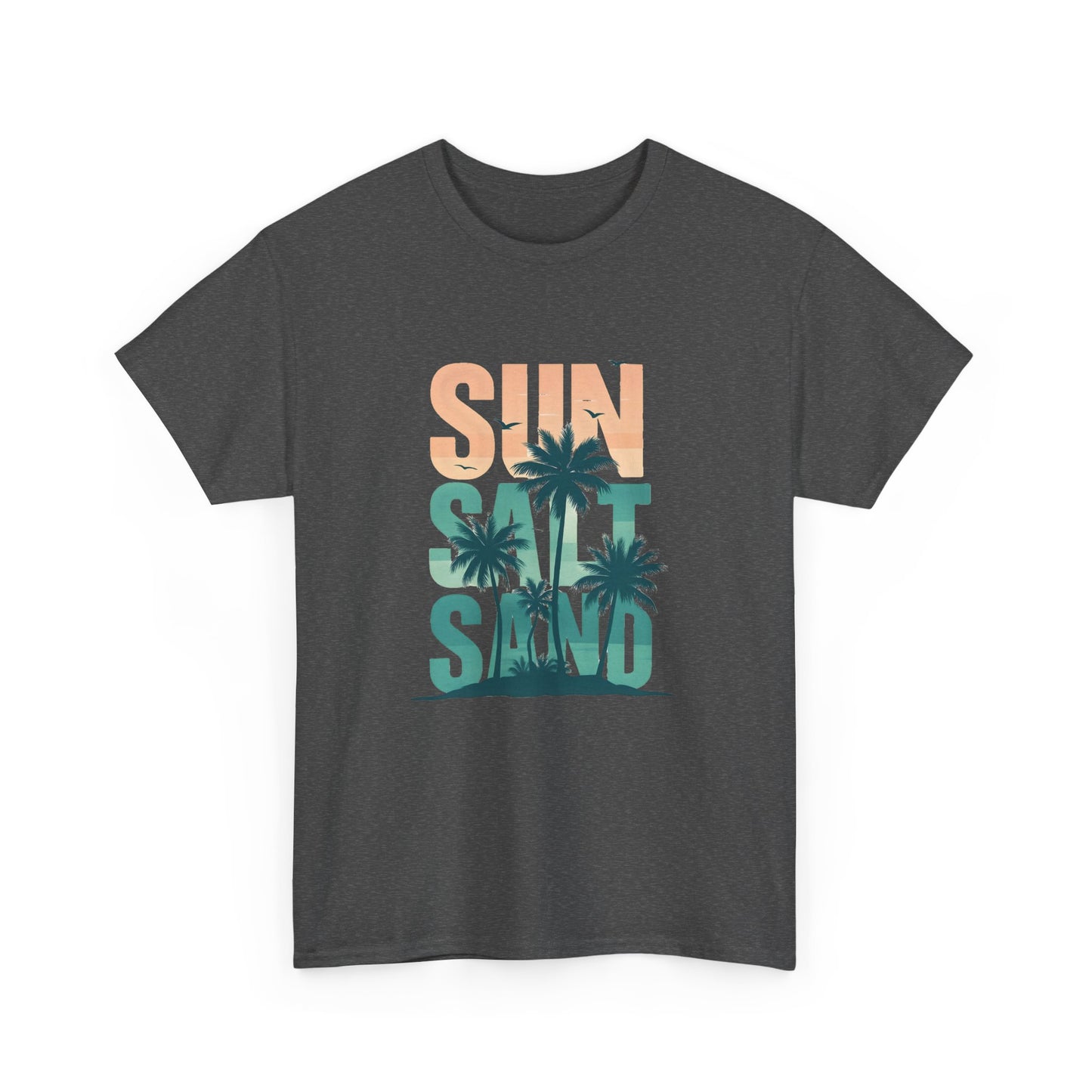 Sun, Salt, Sand Unisex Heavy Cotton Tee | Beach Vibes