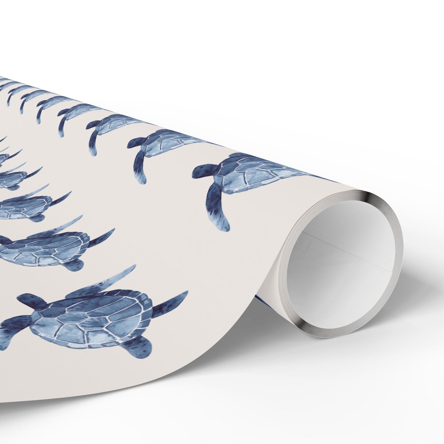 Blue Sea Turtle Wrapping Paper
