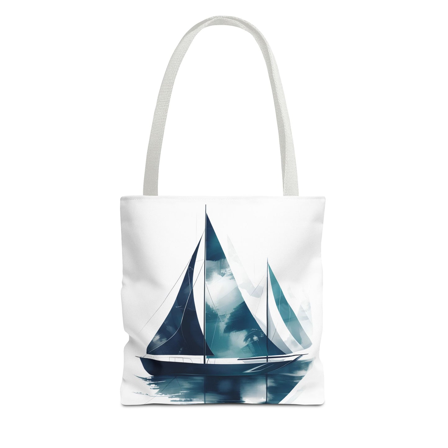 Sailboat Watercolor Tote Bag
