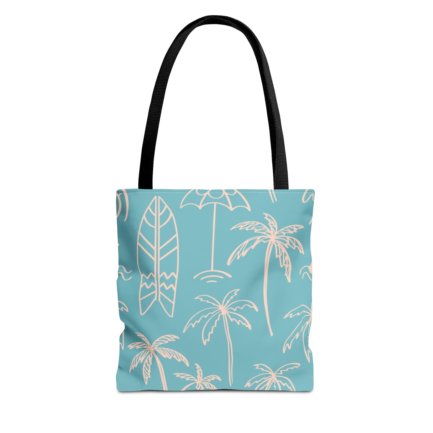 Turquoise and Sand Tote Bag