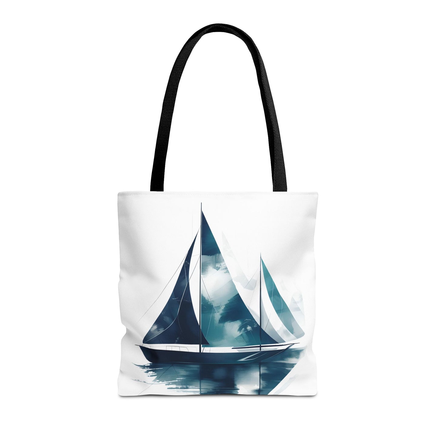 Sailboat Watercolor Tote Bag