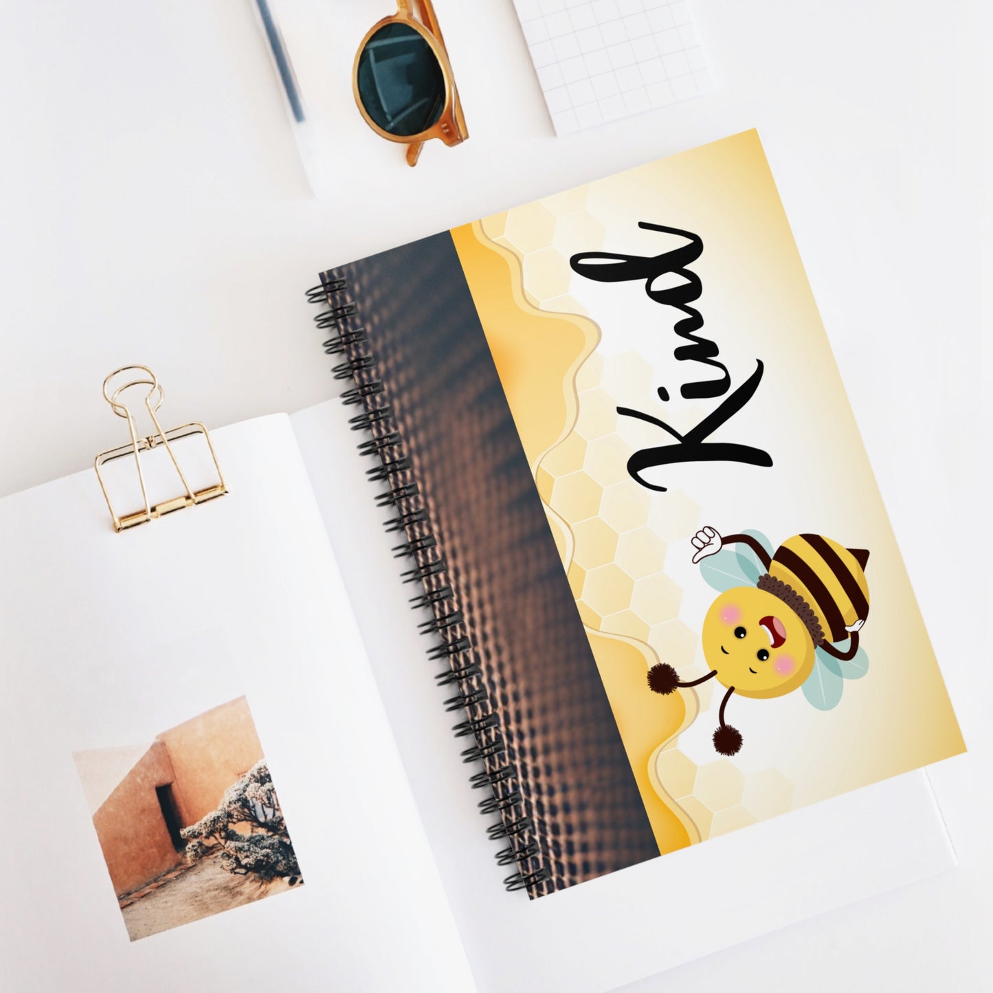 Bee Kind Spiral Notebook