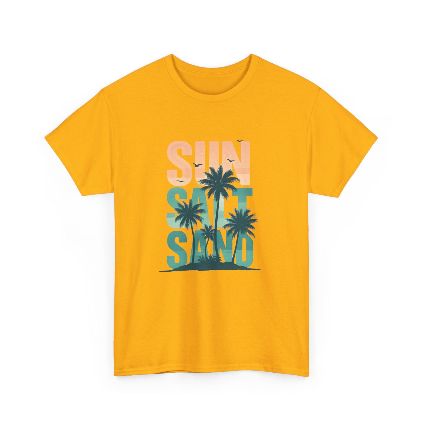 Sun, Salt, Sand Unisex Heavy Cotton Tee | Beach Vibes
