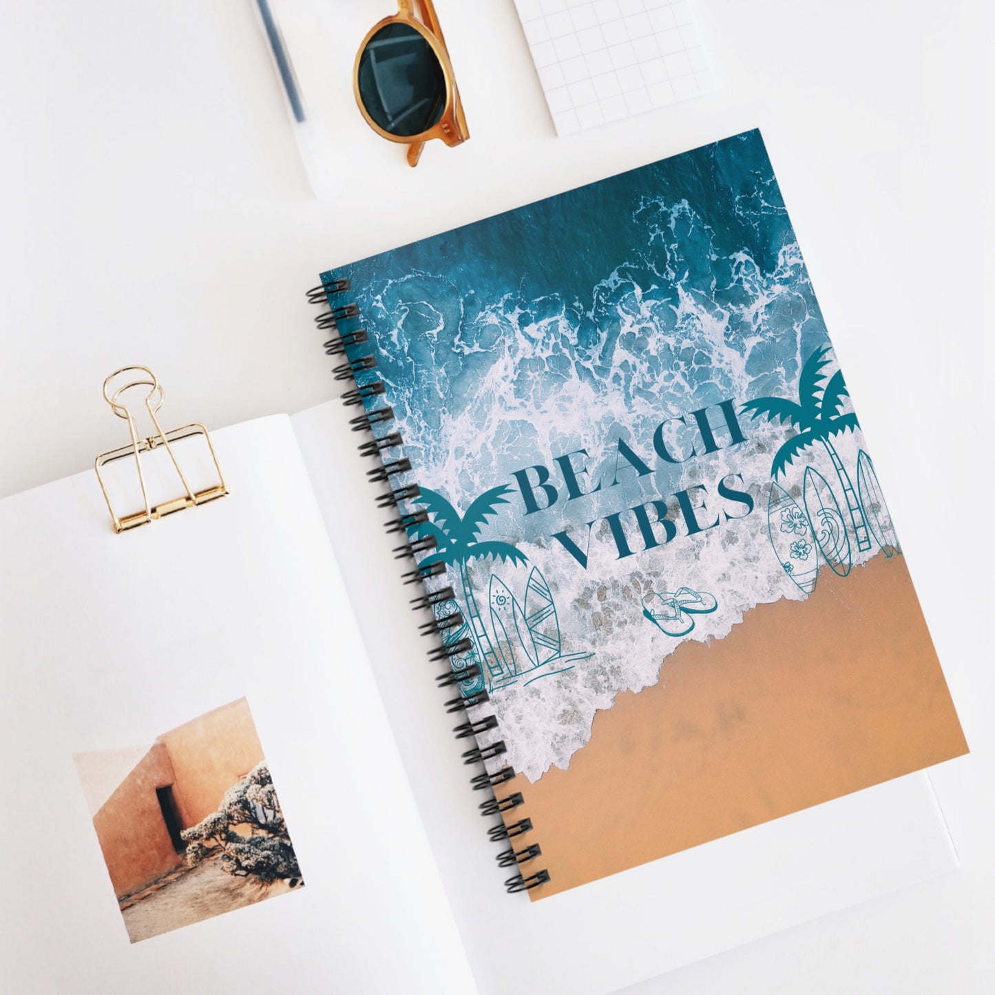 Beach Vibes Spiral Notebook