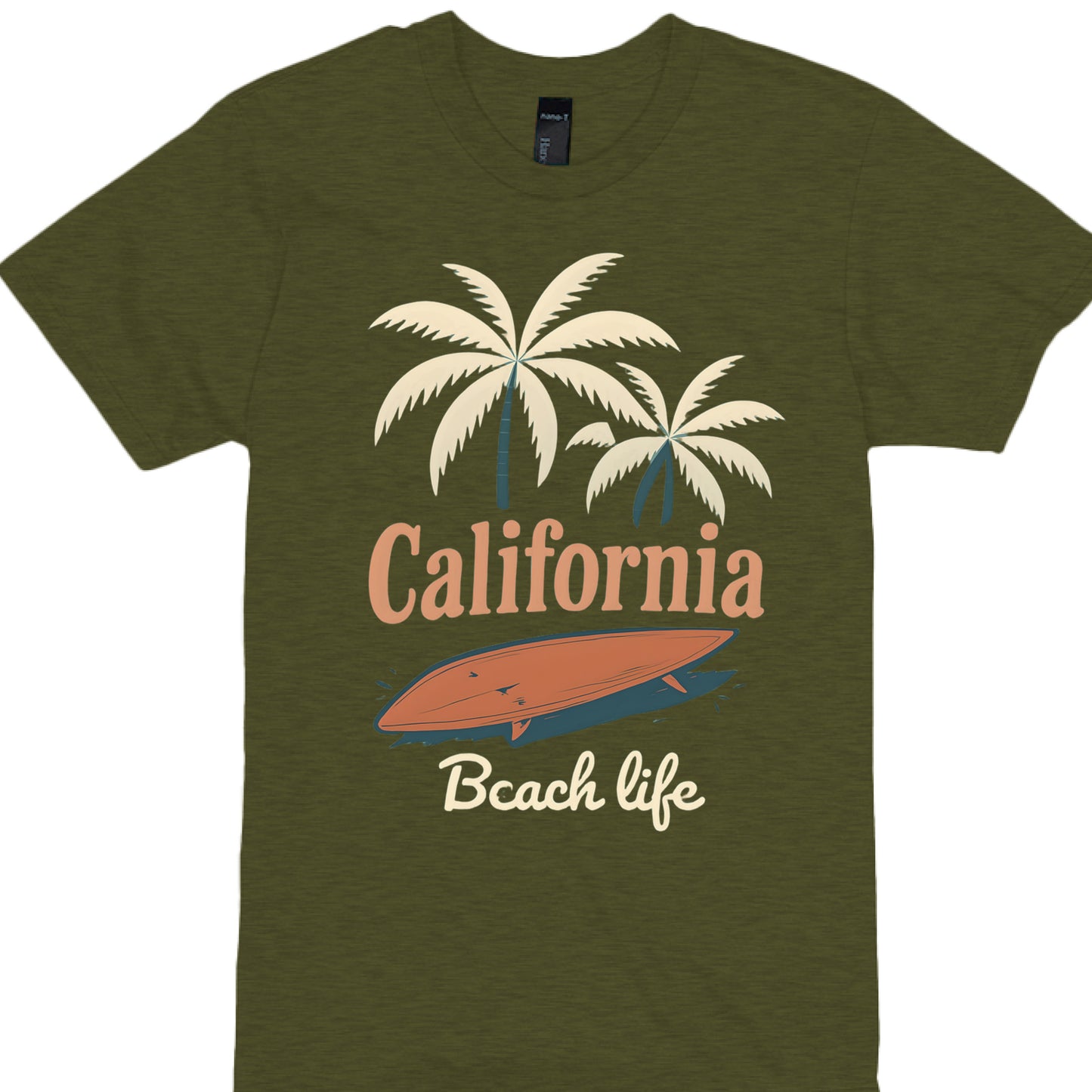 Military Green Heather - FRONT