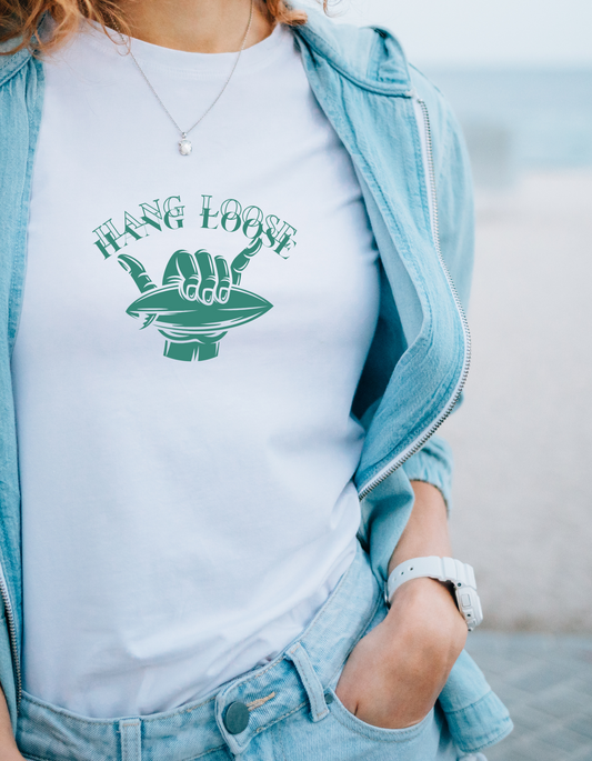 Hang loose (Green) Unisex Softstyle T-Shirt